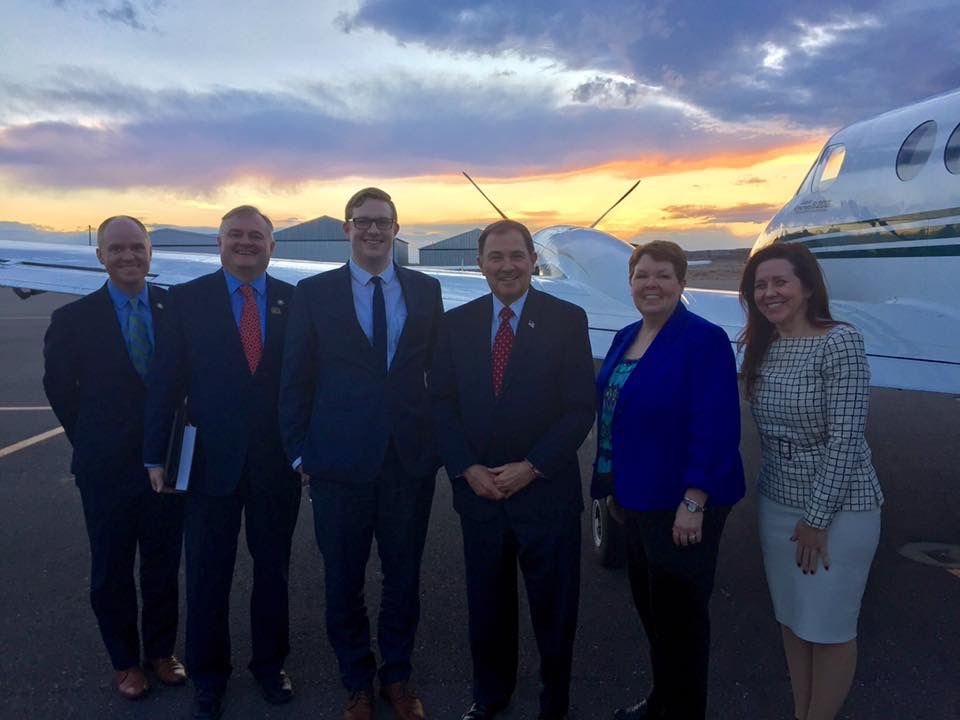 Gov Herbert in Roosevelt